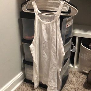 White tank top